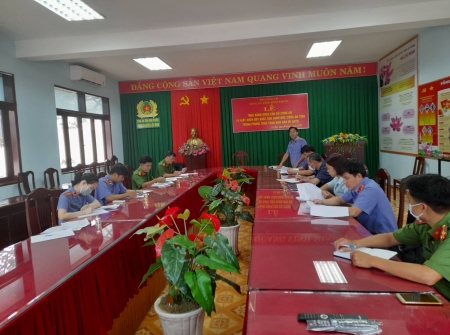 Viện kiểm sát nhân dân huyện huyện Lộc Ninh trực tiếp kiểm sát toàn diện Nhà Tạm giữ Công an huyện Lộc Ninh