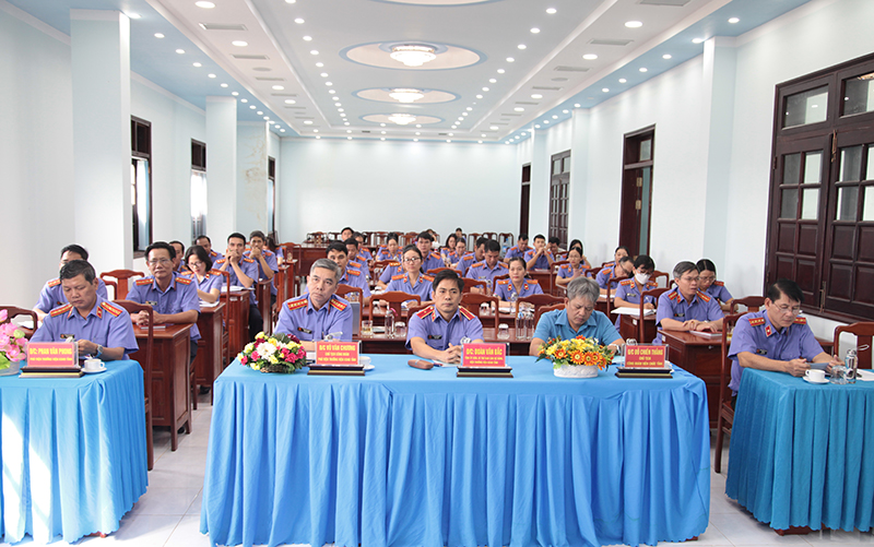 Viện kiểm sát nhân dân tỉnh Bình Phước tổ chức Hội nghị cán bộ công chức năm 2022