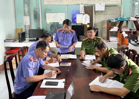 Viện KSND huyện Đồng Phú trực tiếp kiểm sát  tại Cơ quan Thi hành án hình sự Công an huyện Đồng Phú