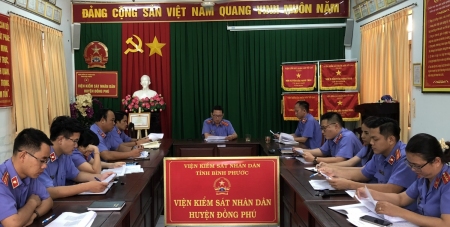 Chi bộ Viện kiểm sát nhân dân huyện Đồng Phú sinh hoạt chuyên đề quý iv năm 2023