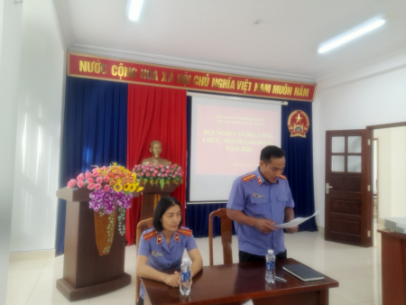 VKSND huyện Bù Đăng tổ chức Hội nghị cán bộ, công chức năm 2024