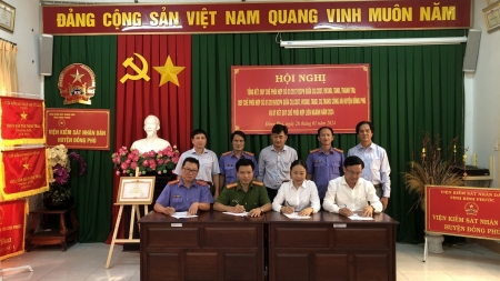 Hội nghị tổng kết quy chế phối hợp liên ngành huyện Đồng Phú