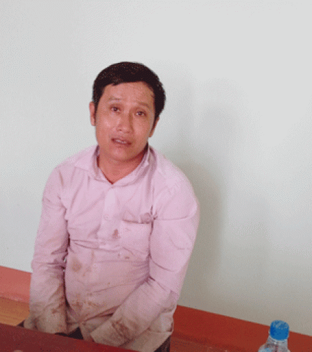 Nguyễn Anh Tú – đầu thú tại công an xã Tân Lợi