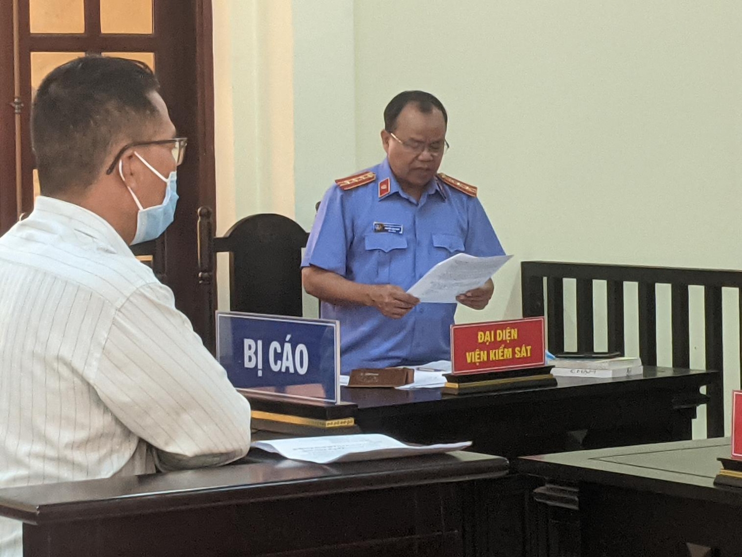Lãnh đạo Viện kiểm sát nhân dân huyện Bù Gia Mập trực tiếp xét xử phiên tòa rút kinh nghiệm vụ án hình sự